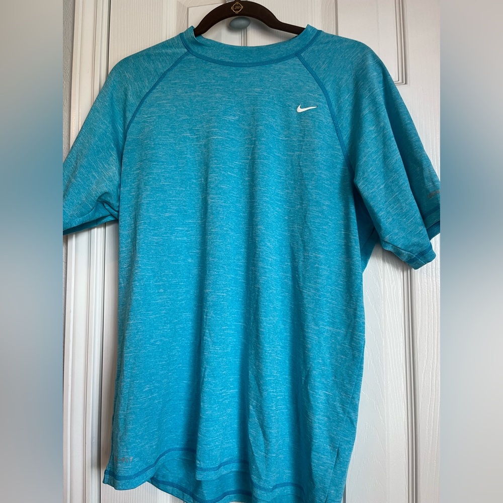 Nike Men's Blue drifit Athletic Shirt